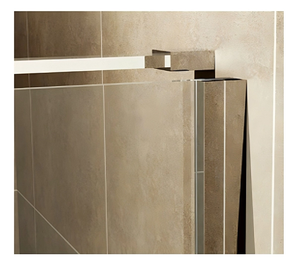 Душова кабіна без піддону Koer SR SC02-120x90x200-TR-01 прозоре скло Easy Clean 8мм, хром (KR5354) - Фото - 3