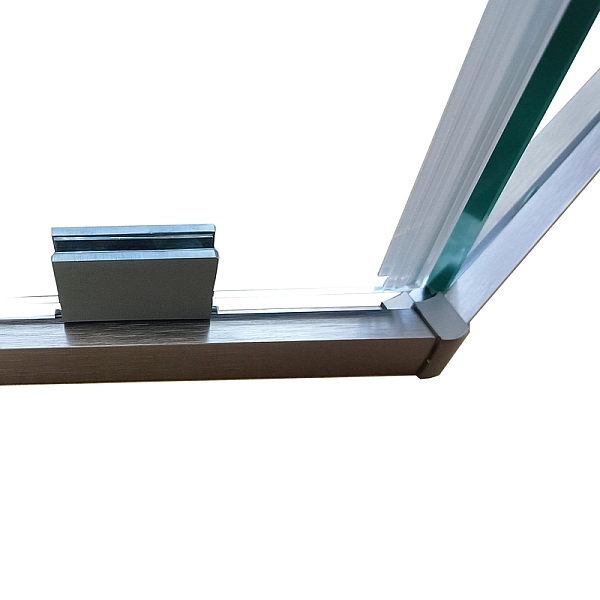 Душова кабіна без піддону Koer SR SC06-90x90x200-TR-07 прозоре скло Easy Clean 8мм, графіт (KR5366) - Фото - 7