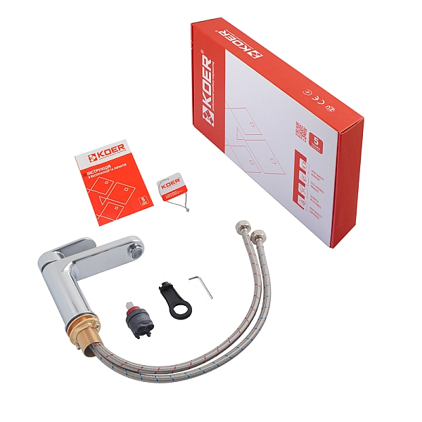 Змішувач для умивальника Koer KB-10030-01 (KR5424) - Фото - 3
