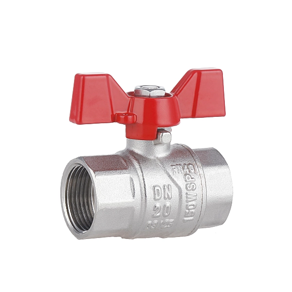 Кран шаровой SD Forte 3/4" ВР для воды (бабочка) SF602W20