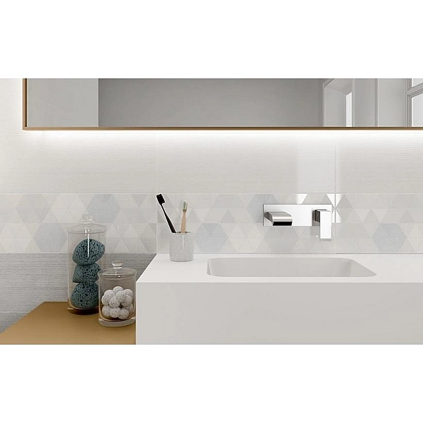 Плитка стінова MEDLEY LIGHT GREY 200х600x8,5 Cersanit - Фото - 2
