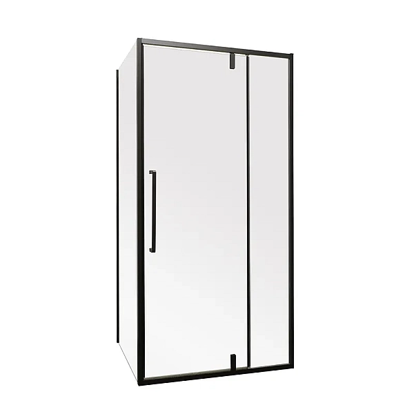 Душова кабіна без піддону Mixxus Premium BEVEL SC01-120x80x195-TR Black прозоре скло 6мм (MI6872)