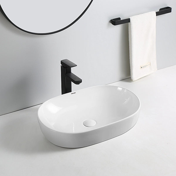 Раковина накладна MIXXUS PREMIUM ELLIPSE-0105 600х400х150mm (MP6563) - Фото - 6