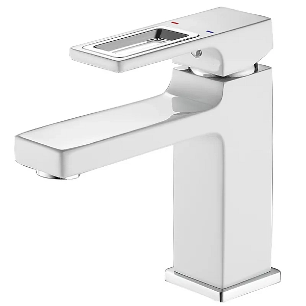 Змішувач для умивальника Mixxus Premium DANTE 001 NUT White-Chrome (MI6792)