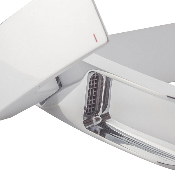 Змішувач для умивальника Koer KB-14007-04 водоспад (Колір хром+білий) (KR5155) - Фото - 7