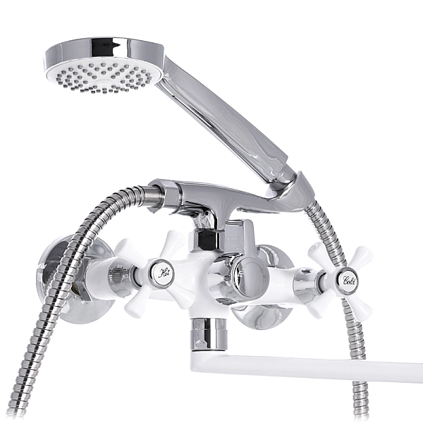 Змішувач для ванни Mixxus Omega 140 White (MI2768) - Фото - 3