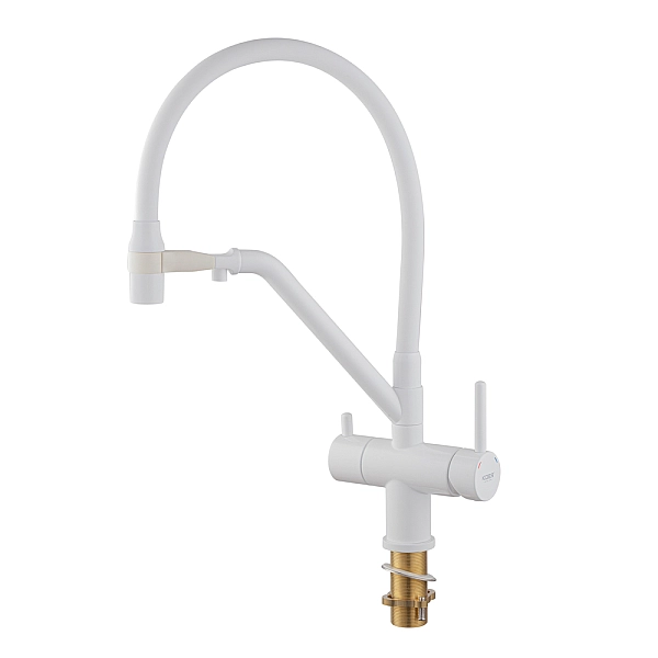 Кухонний змішувач з силік. виливом і вих. для питної води KOER KB-72006-03 (KR3381) - Фото - 9