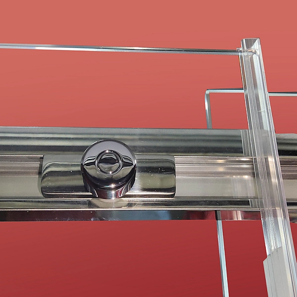 Двері в нішу Koer SR SD02-120x200-TR-01 прозоре скло Easy Clean 8мм, хром (KR5384) - Фото - 9