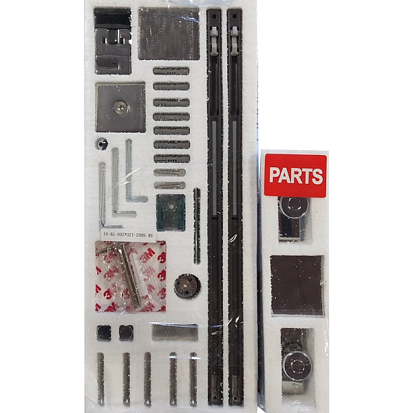 Двері в нішу Koer SR SD02-120x200-TR-01 прозоре скло Easy Clean 8мм, хром (KR5384) - Фото - 7