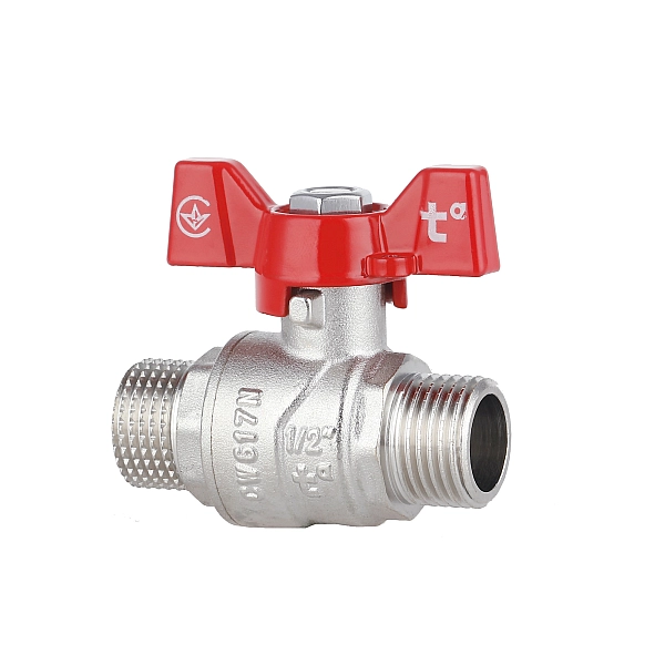 Кран шаровой Thermo Alliance Forte 1/2" НР для воды (бабочка) SF606W15 - Фото - 3