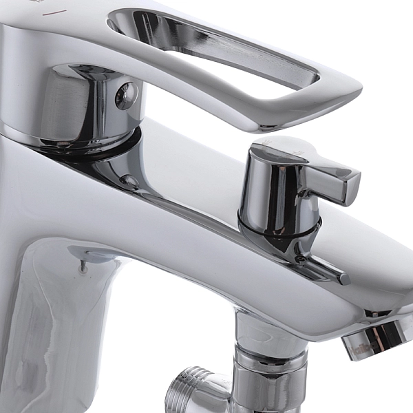 Змішувач для умивальника Haiba Hansberg 001 з виходом для гігієн. лійки (HB0821) - Фото - 2