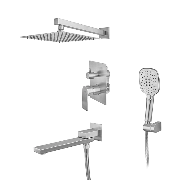 Вбудована душова система Koer KI-66015-02 (з нерж. сталі) (Колір нерж) (KR4785) - Фото - 11