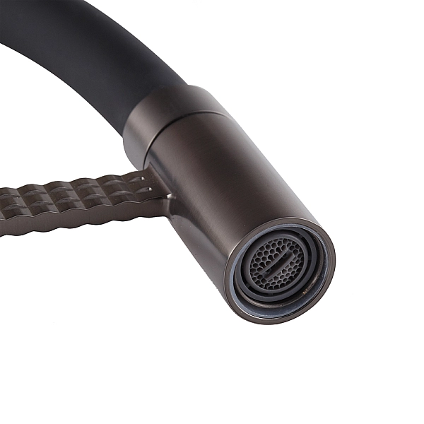 Змішувач для кухні Mixxus Premium Oliwer 017 GRAPHITE REFL.BLACK (MI6967) - Фото - 7