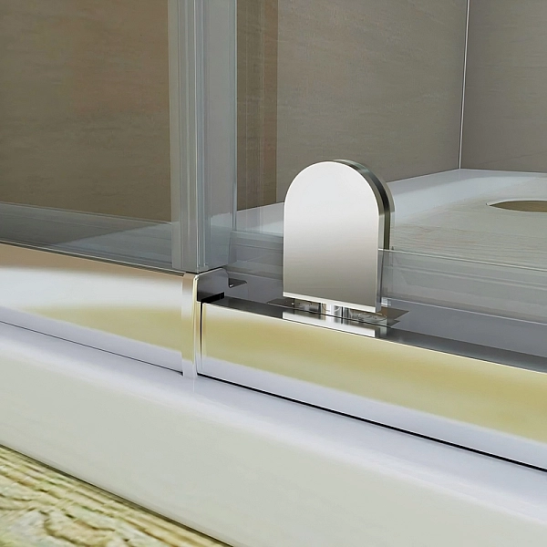 Душова кабіна без піддону Koer SR SC05-90x90x195-TR-01 прозоре скло Easy Clean 6мм, хром (KR5363) - Фото - 2