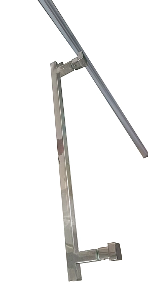 Душова кабіна без піддону Koer SR SC01-120x80x200-TR-01 прозоре скло Easy Clean 8мм, хром (KR5353) - Фото - 4