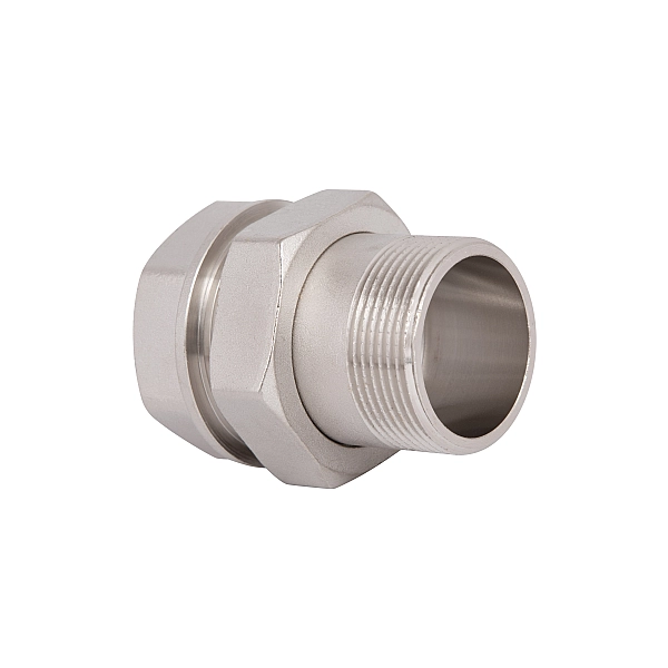 Згін-американка Thermo Alliance Forte 1 1/2"ВЗ нікельований, прямий, під плоску прокладку TAFG190W40 - Фото - 4