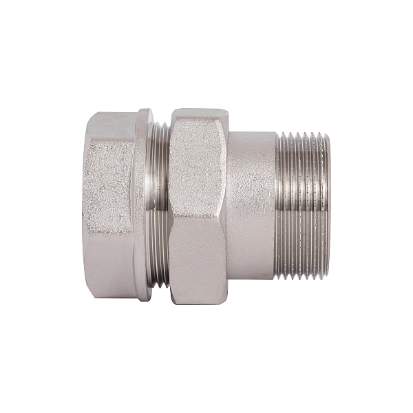 Згін-американка Thermo Alliance Forte 1 1/2"ВЗ нікельований, прямий, під плоску прокладку TAFG190W40 - Фото - 5