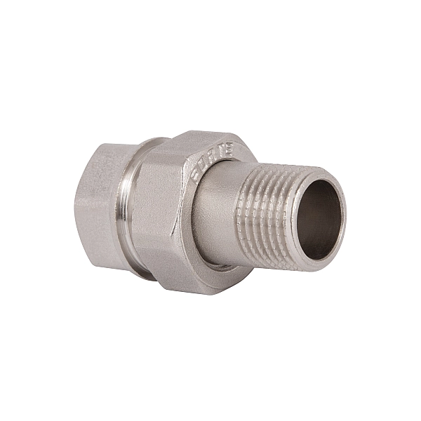 Згін-американка Thermo Alliance Forte 1/2"ВЗ нікельований, прямий, під плоску прокладку TAFG190W15 - Фото - 4