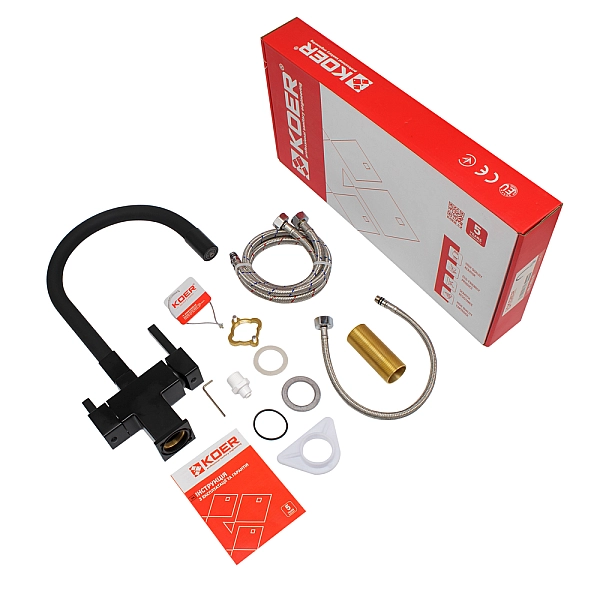 Змішувач для кухні Koer KB-72023-05 з виходом для питної води (KR5009) - Фото - 8