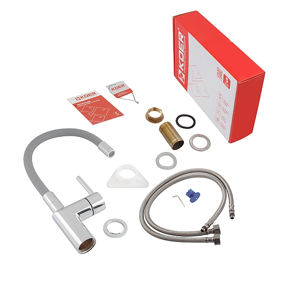 Змішувач для кухні Koer KB-70029-01 Колір хром (KR5486) - Фото - 2