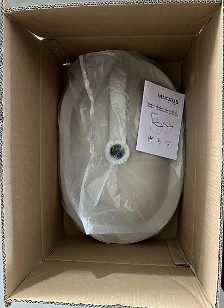 Раковина врізна на стільницю Mixxus Premium ELLIPSE-1601 600х400х190mm з переливом (MP6569) - Фото - 2