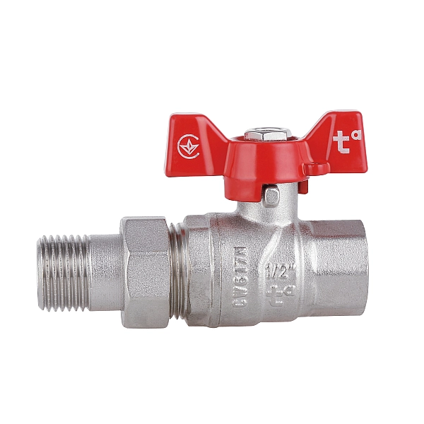 Кран шаровой "Американка" Thermo Alliance Forte 1/2" прямой SF220W15 - Фото - 4