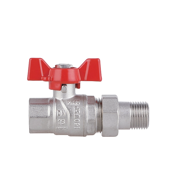 Кран шаровой "Американка" Thermo Alliance Forte 1/2" прямой SF220W15 - Фото - 5