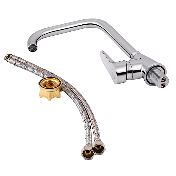 Смеситель для кухни Lidz Nicole 014F1 (k35) LDNIC014F1CRM22010 Chrome - Фото - 6