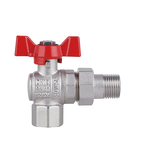 Кран кульовий "Американка" SD Forte 1/2" кутовий SF221W15 - Фото - 5