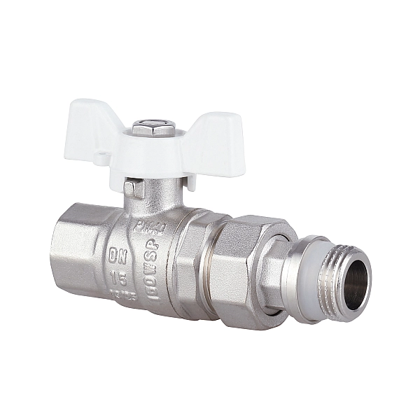 Кран шаровой "Американка" Thermo Alliance Forte 1/2" с антипротечкой прямой SF222W15 - Фото - 3