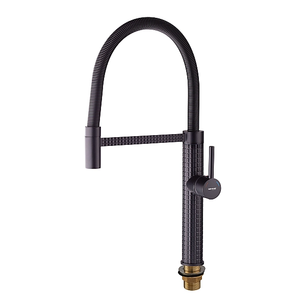 Змішувач для кухні Mixxus Premium Spark 017 BLACK (MI6969) - Фото - 9