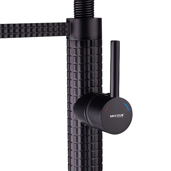 Змішувач для кухні Mixxus Premium Spark 017 BLACK (MI6969) - Фото - 6