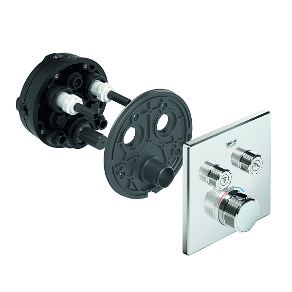 Термостат прихованого монтажу на 2 споживача Grohe Grohtherm SmartControl (29124000) - Фото - 4