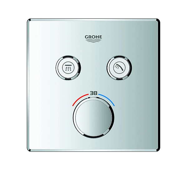 Термостат прихованого монтажу на 2 споживача Grohe Grohtherm SmartControl (29124000) - Фото - 3