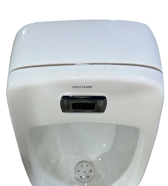 Пісуар підвісний Mixxus Premium BEVEL-1001 390x395x795mm з ІЧ-датчиком автоматичного змиву (MP6661) - Фото - 6