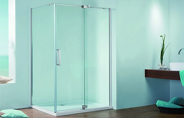 Душова кабіна без піддону Koer SR SC02-100x80x200-TR-01 прозоре скло Easy Clean 8мм, хром (KR5355) - Фото - 8