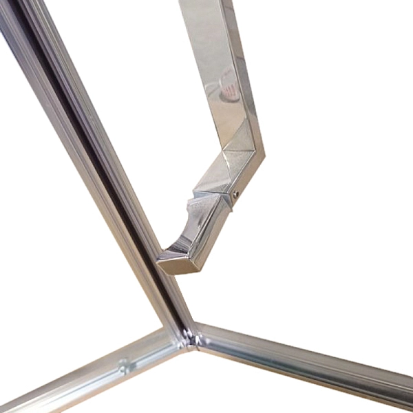 Душова кабіна без піддону Koer SR SC06-100x100x200-TR-01 прозоре скло Easy Clean 8мм, хром (KR5365) - Фото - 6