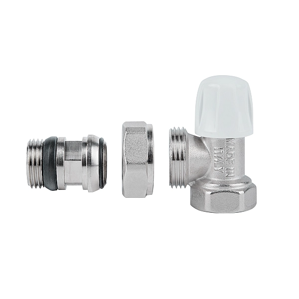 Кран радиаторный Icma 1/2" с антипротечкой угловой без ручки №805+940 - Фото - 4