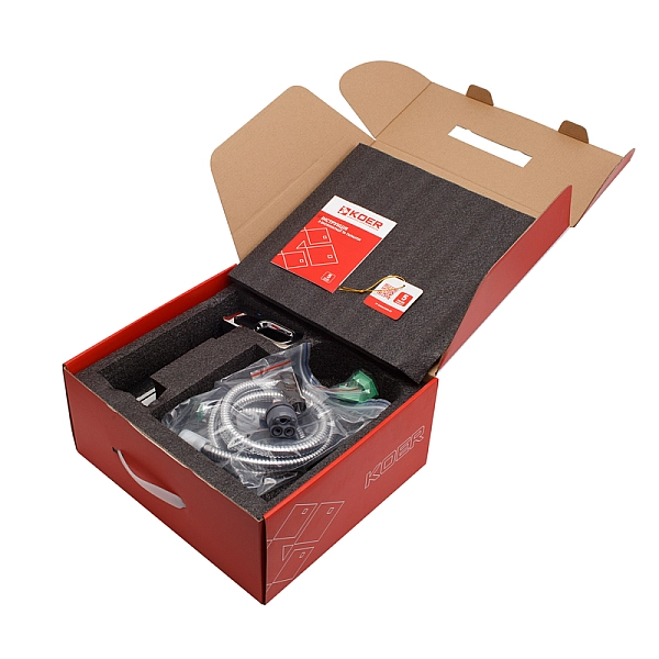 Змішувач для ванни Koer KB-41031-01 з коротким виливом (KR5436) - Фото - 9