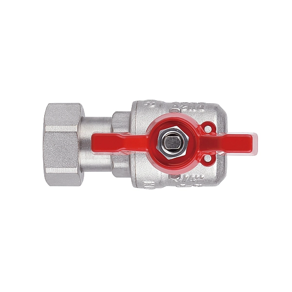 Кран кульовий з накидною гайкою Thermo Alliance Forte 3/4" ВЗ для води кутовий SF224W20 - Фото - 7