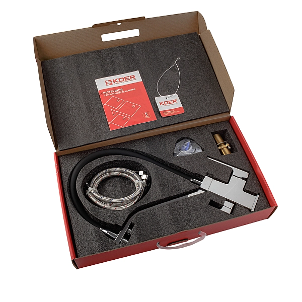 Змішувач для кухні Koer KB-72009-01 з виходом для питної води (KR5006) - Фото - 8