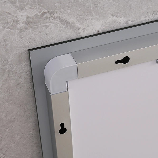 Дзеркало Mixxus STYLE MR03-90x70 з Led Touch, Anti-fog, димером, регулятором яскравості, годинником (MI6007) - Фото - 8