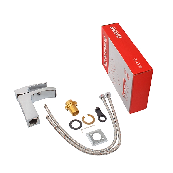 Змішувач для умивальника Koer KB-12007-01 (Колір хром) (KR3442) - Фото - 6