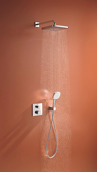 Душова система прихованого монтажу з термостатом Grohe Grohtherm (34871000) - Фото - 3