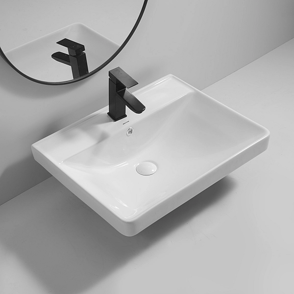 Раковина меблева MIXXUS PREMIUM STYLE-1501 600х480х190mm з отвором під змішувач та переливом (MP6498) - Фото - 3