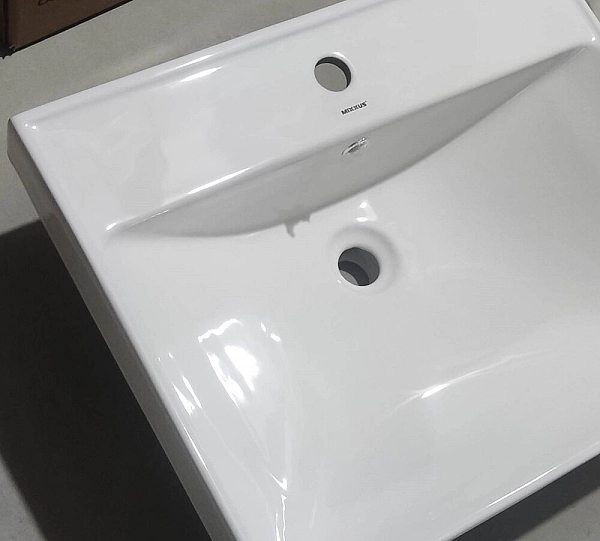 Раковина меблева MIXXUS PREMIUM STYLE-1501 600х480х190mm з отвором під змішувач та переливом (MP6498) - Фото - 5