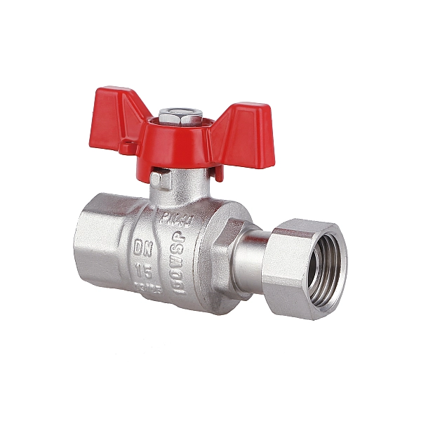 Кран шаровой с накидной гайкой Thermo Alliance Forte 1/2"х ВР для воды прямой SF260W15 - Фото - 3