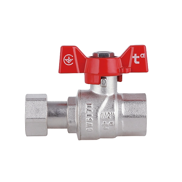 Кран шаровой с накидной гайкой Thermo Alliance Forte 1/2"х ВР для воды прямой SF260W15 - Фото - 4