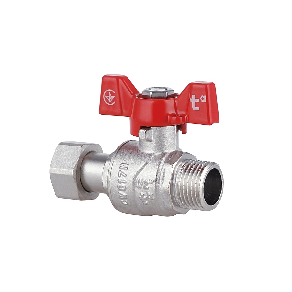 Кран кульовий з накидною гайкою Thermo Alliance Forte 1/2" ВЗ для води прямий SF261W15 - Фото - 3