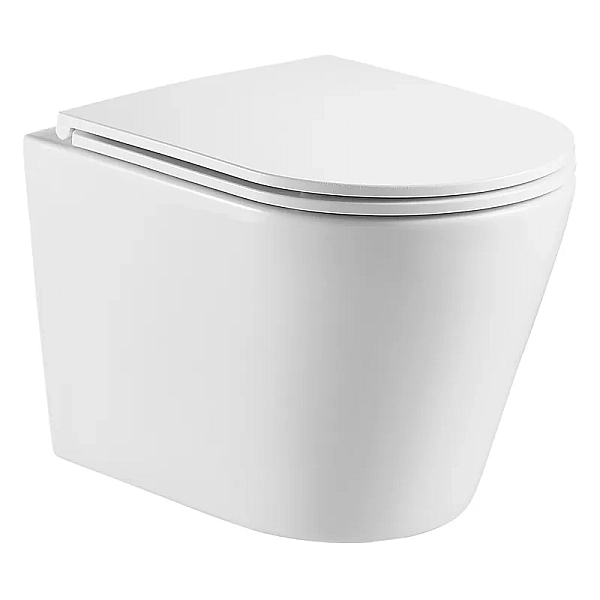 Унітаз підвісний Mixxus Premium Bevel-0301-R 515x355x365mm, система змиву RIMLESS (MP6470)